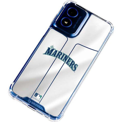 MLB Seattle Mariners Home Jersey Moto G 5G (2024) Clear Case